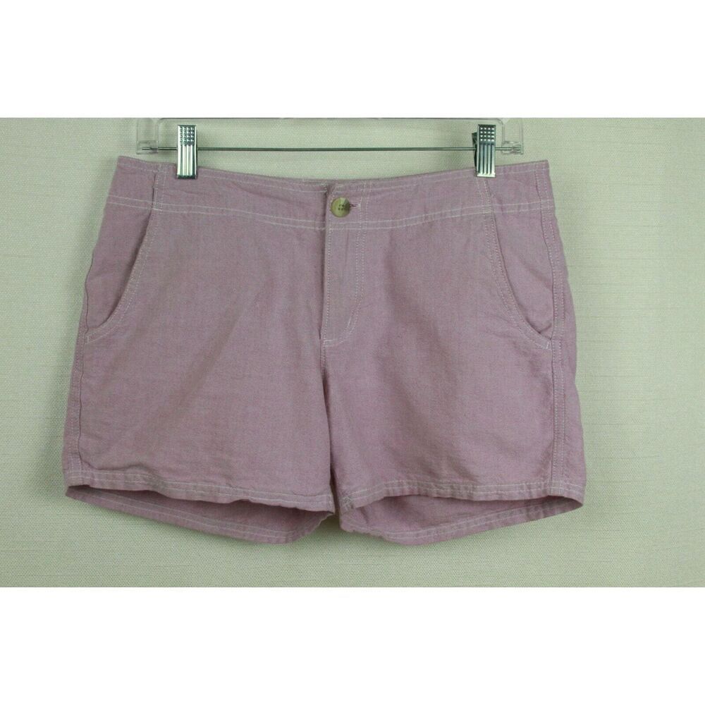 Columbia Shorts PFG 100% Cotton Womens Size 4 Lavender Pink